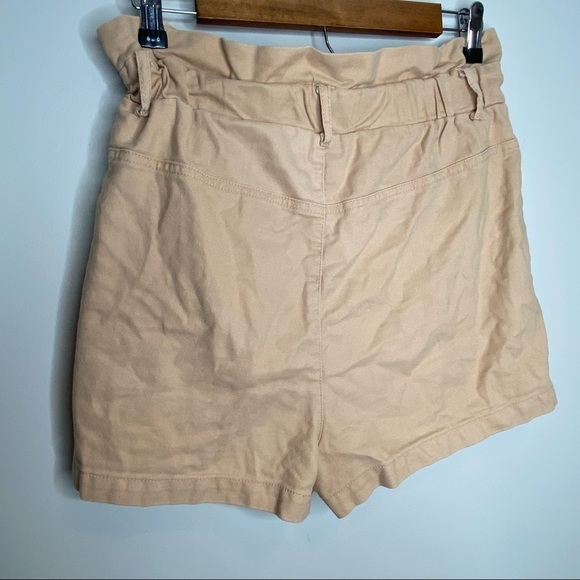Khaki paper bag‎ shorts size M - Picture 2 of 4